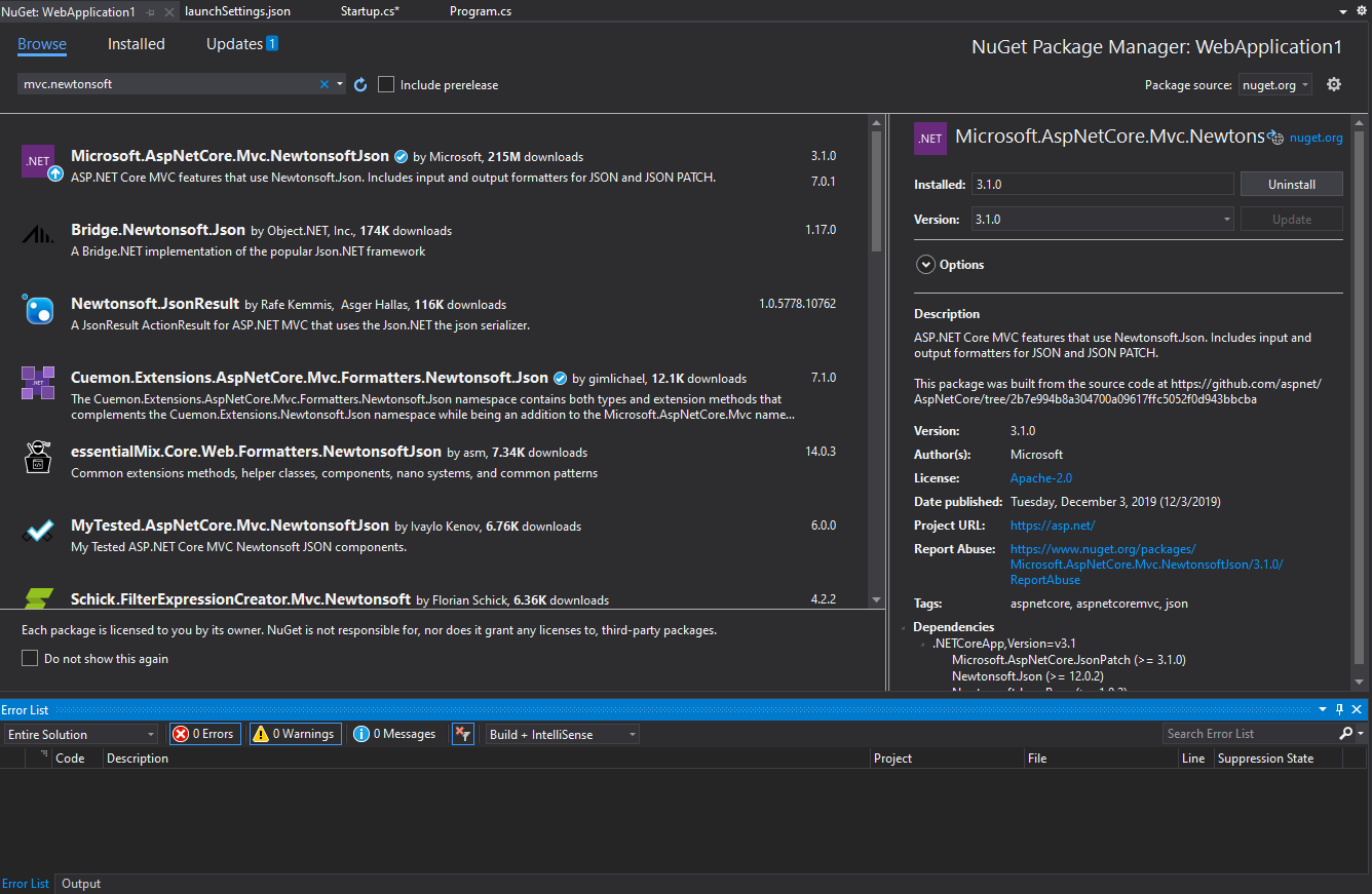 Newton Package Installed